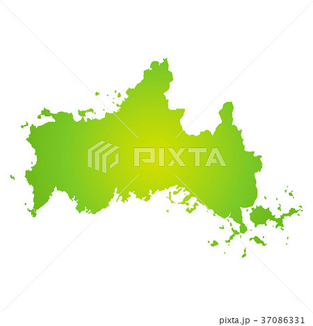 山口県地図 37086331