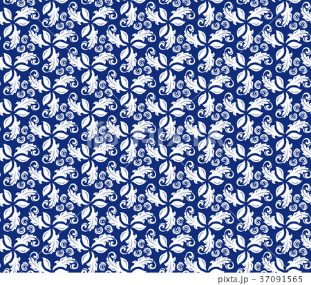Floral Fine Seamless Vector Pattern Floral Fine Seamless Vector Pattern 37091565