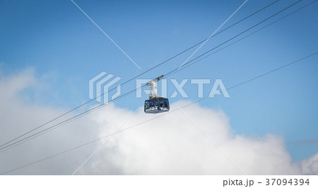 Lift in austrian ski resort in the Alps 37094394