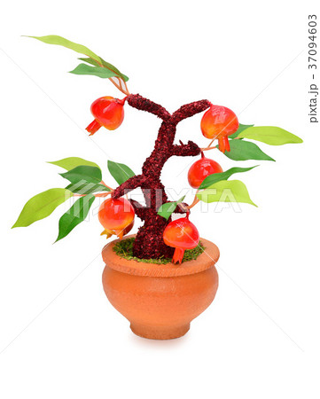 fruits (artificial) isolated on white background 37094603