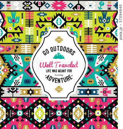 American tribal seamless pattern design American tribal seamless pattern design 37094640