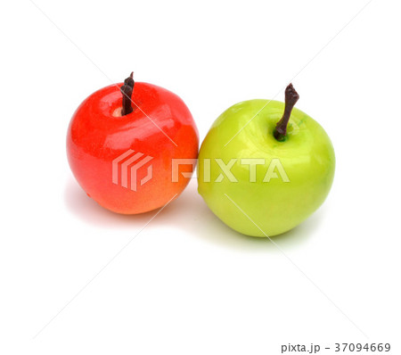 fruits (artificial) isolated on white background 37094669