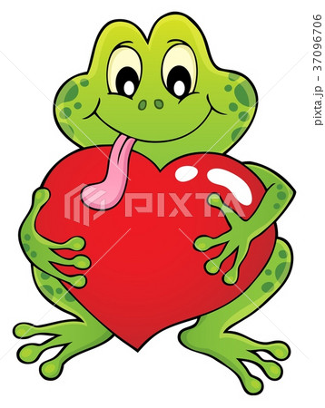 Valentine frog theme image 1 Valentine frog theme image 1 37096706