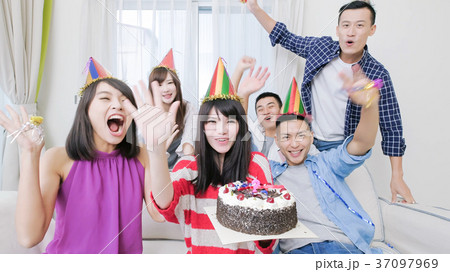 people with birthday party people with birthday party 37097969