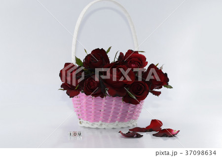 Valentine's Day Concept, Red rose on background. Valentine's Day Concept, Red rose on background. 37098634