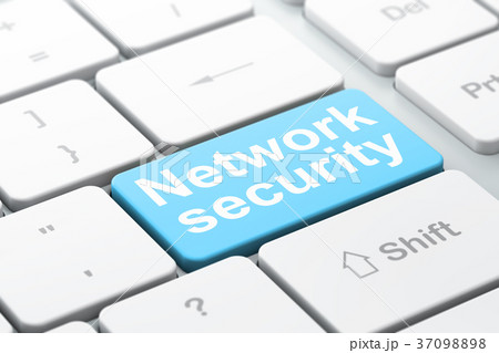 Privacy concept: Network Security on computer 37098898