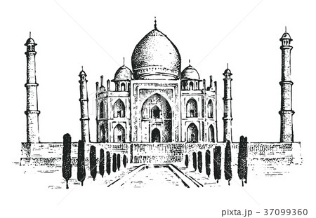 Taj Mahal an ancient Palace in India. landmark or Taj Mahal an ancient Palace in India. landmark or 37099360
