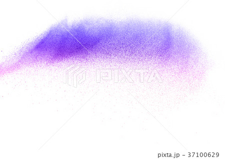 abstract violet powder explosion on white abstract violet powder explosion on white 37100629