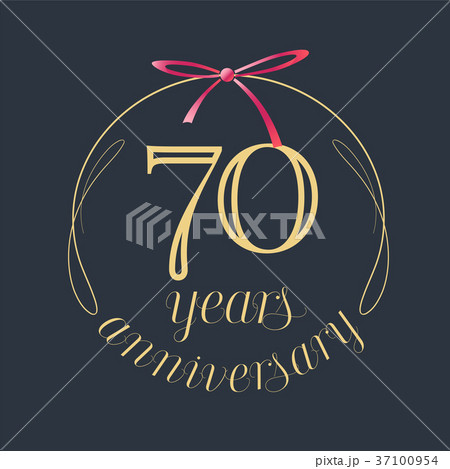 70 years anniversary celebration vector icon, logo 70 years anniversary celebration vector icon, logo 37100954