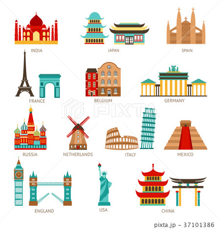 Travel Icons Set 37101386