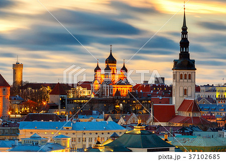 Tallinn. The Alexander Nevsky Cathedral on Toompea 37102685