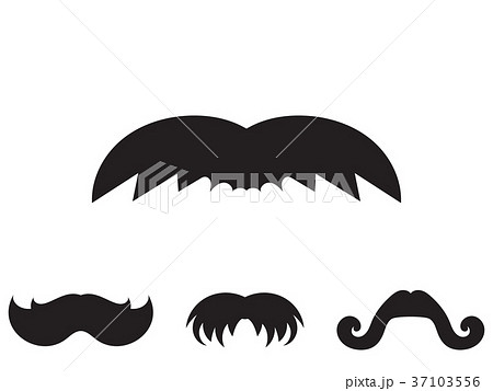 Mustache vector icon 37103556