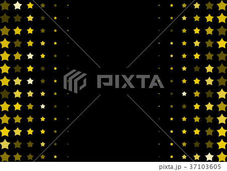 Halftone background made of gold stars 37103605