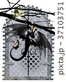 dragon and door. black fire dragon 37103751