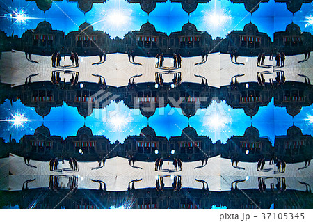 デザイン素材　築地本願寺 37105345