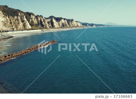 江口浜の海岸上空 江口浜の海岸上空 37106665