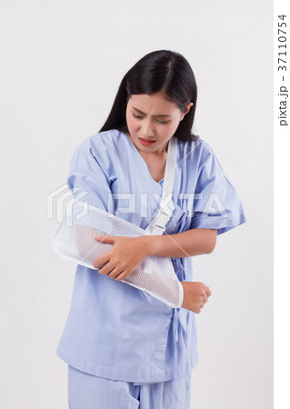 unlucky woman with broken arm bone unlucky woman with broken arm bone 37110754