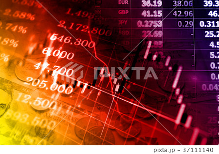 金融イメージ　為替取引 37111140