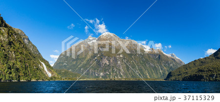 ニュージーランド　フィヨルドランド国立公園　ミルフォードサウンド 37115329