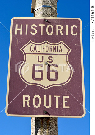 Historic route 66 sign Historic route 66 sign 37116146