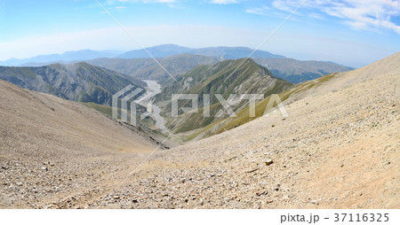Viewof Girdimanchay river valley in Azerbaijan Viewof Girdimanchay river valley in Azerbaijan 37116325