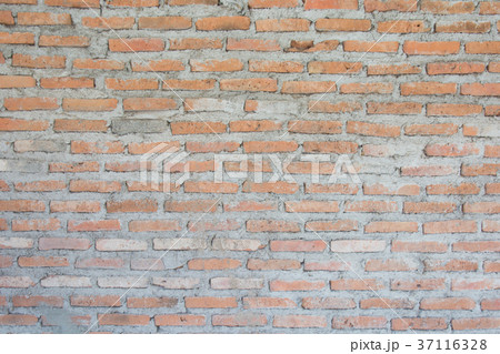 red brick wall texture grunge background  37116328