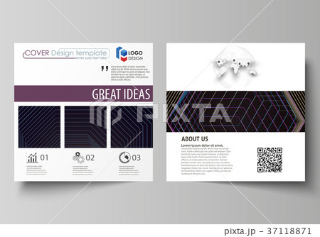 Business templates for square brochure, magazine 37118871