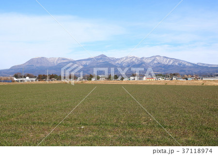 赤城山（群馬県）　日本百名山　全体像 37118974