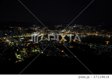 Night view of Nagasaki Night view of Nagasaki 37119618