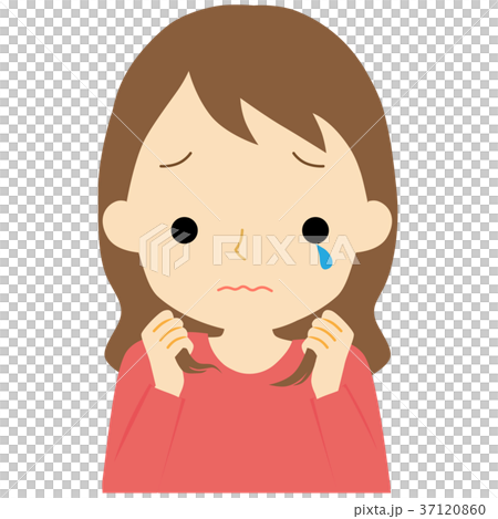 髪の毛に不満を持つ女性 37120860