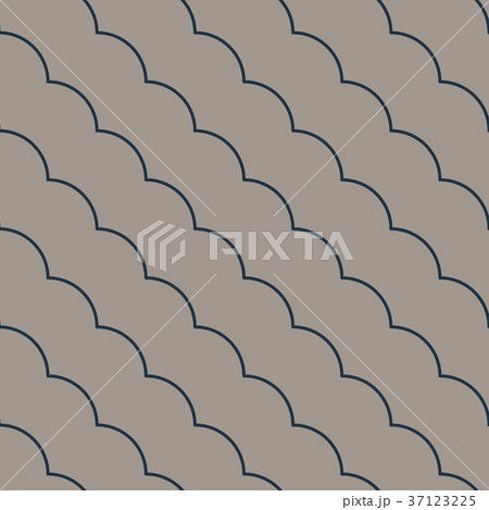 Diagonal ruffle lines seamless vector pattern.のイラスト素材 [37123225] - PIXTA