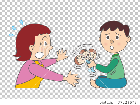 危険な赤ちゃんの揺さぶり 37123675