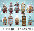 Old european houses (Winter) 37125761