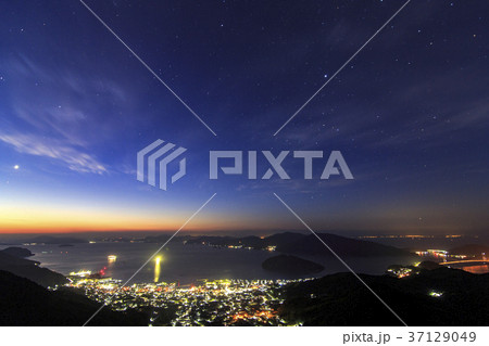 日の出56分前の星景 日の出56分前の星景 37129049