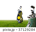 Golf bag and golf equipment isolated 37129284