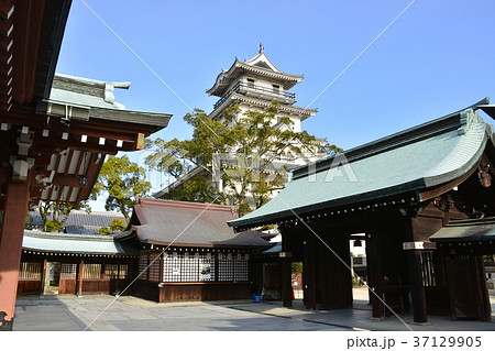 【愛媛県】今治城と吹揚神社 37129905