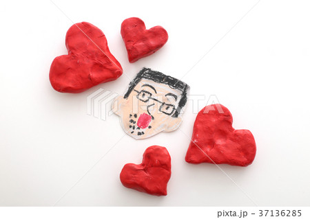 ハートとお父さんのバレンタイン 37136285