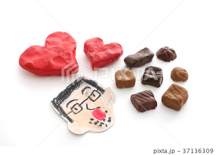 ハートとお父さんのバレンタイン 37136309