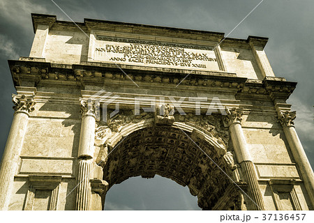 The Arch of Titus in Roman Forum, Rome The Arch of Titus in Roman Forum, Rome 37136457