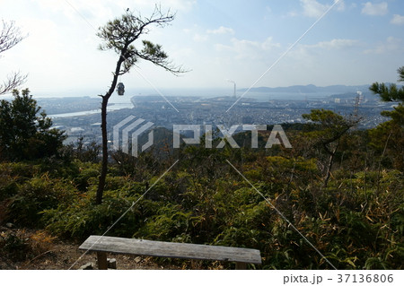 赤穂市の雄鷹台山の景色 37136806