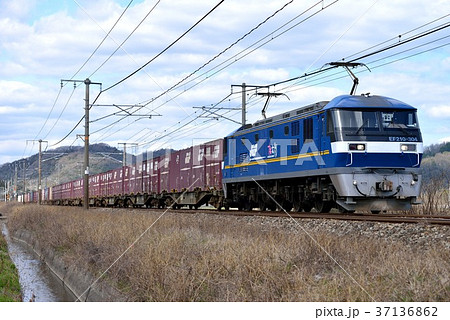 コンテナ満載！EF210-304貨物列車 37136862