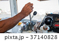 Close up control panel of boat. 37140828