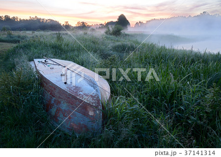 Dawn on the river bank Dawn on the river bank 37141314