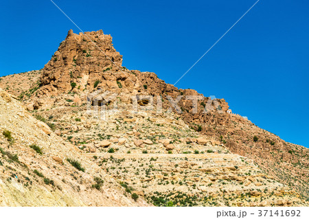 Landscape at Toujane, a Berber mountain village in 37141692