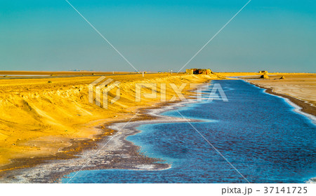 Chott el Djerid, a dry lake in Tunisia Chott el Djerid, a dry lake in Tunisia 37141725