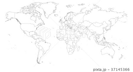 Blank outline map of World. Worksheet for Blank outline map of World. Worksheet for 37145366