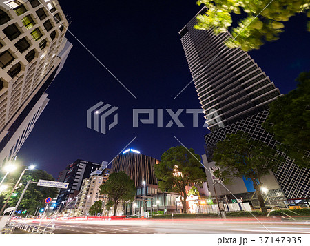 名古屋 伏見通り 都市風景 グランドメゾン御園座タワー 夜景 名古屋 伏見通り 都市風景 グランドメゾン御園座タワー 夜景 37147935