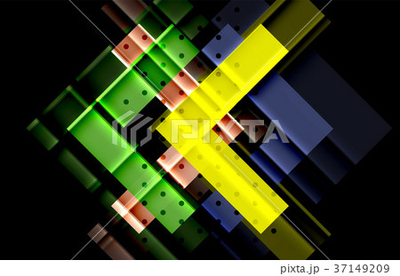 Color arrows on black background Color arrows on black background 37149209