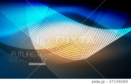 Smooth neon wave 37149269