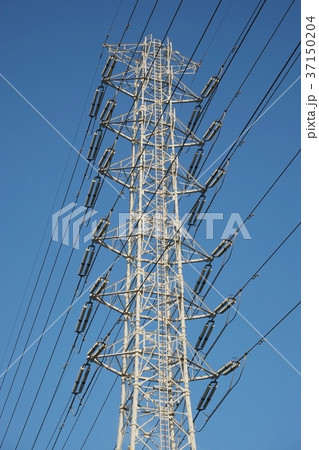 鉄塔と送電線 鉄塔と送電線 37150204